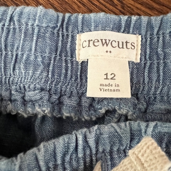 Girls j crew chambray shorts size 12 - Picture 2 of 2